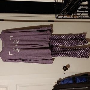 Aibrou pajama Set in purple